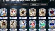 Snippet showing the players' list for EA FC Mobile 2nd Anniversary Week 1 Shards exchanges (Image via EA Sports)